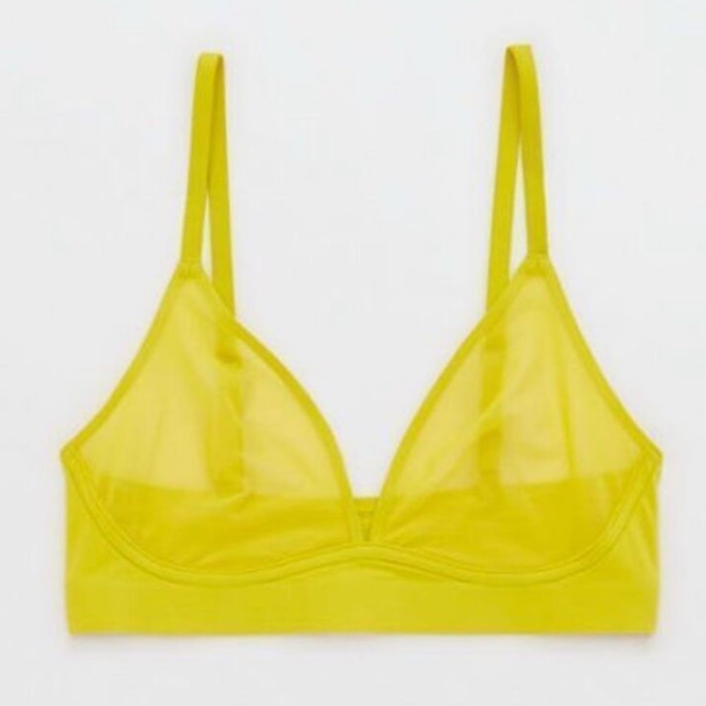 aerie smoothez Yellow Bralette